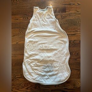 Oat and White Striped Woolino Sleep Sack